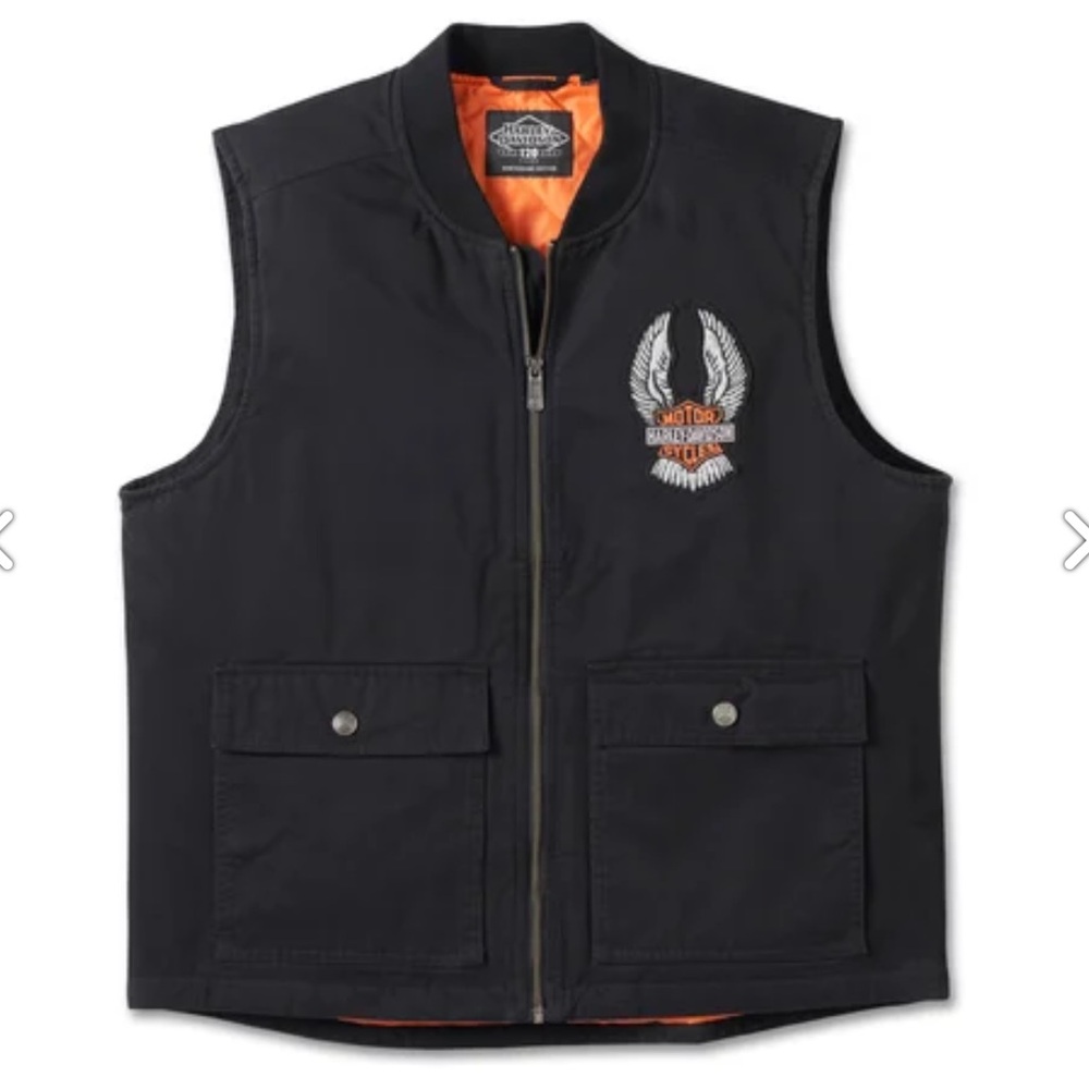NWT Harley Davidson 120th anniversary vest size large